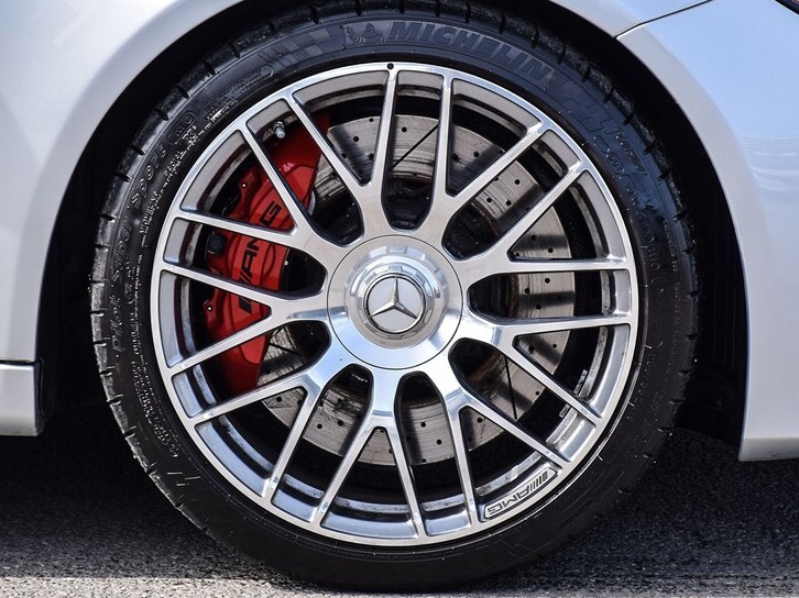 Mercedes Benz C63s E63s CLS63s AMG OEM Genuine Silver center cap wheel hub cover - Image 2