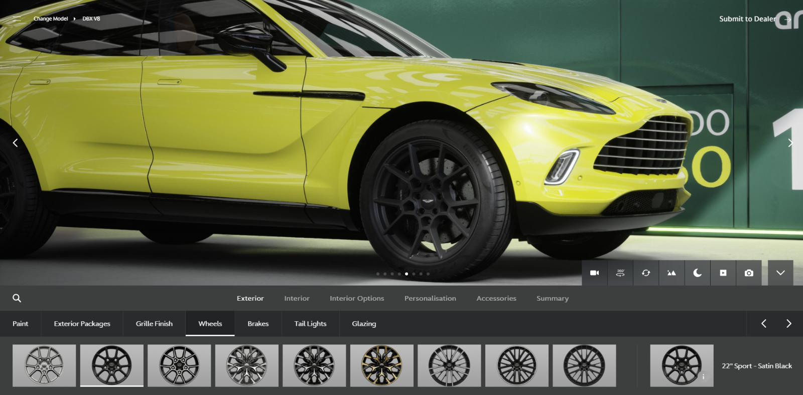 Aston Martin DBX 22" inch Front Rim OEM 2020 2021 2022 2023 Genuine Wheel – Image 5