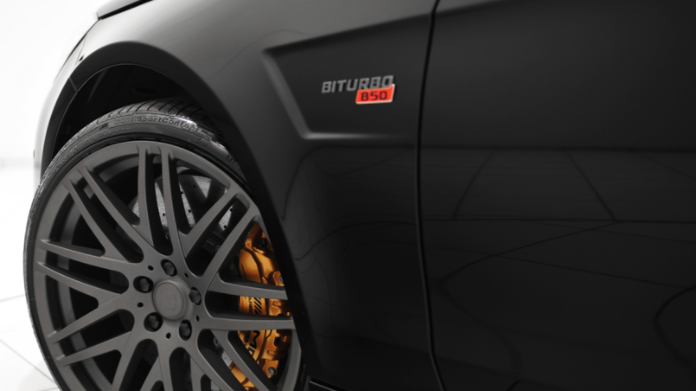 Mercedes C63 E63 S63 AMG 20" inch Rim BRABUS Monoblock F Staggered Wheel Set - Image 5