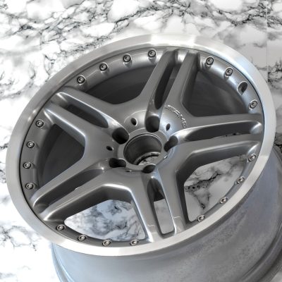 Mercedes CLS63 AMG 19" Rear rim OEM 2007 2008 2009 2010 Genuine Wheel 2304000202