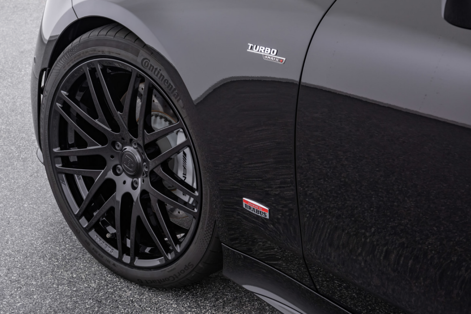 Mercedes C63 E63 S63 AMG 20" inch Rim BRABUS Monoblock F Staggered Wheel Set - Image 6