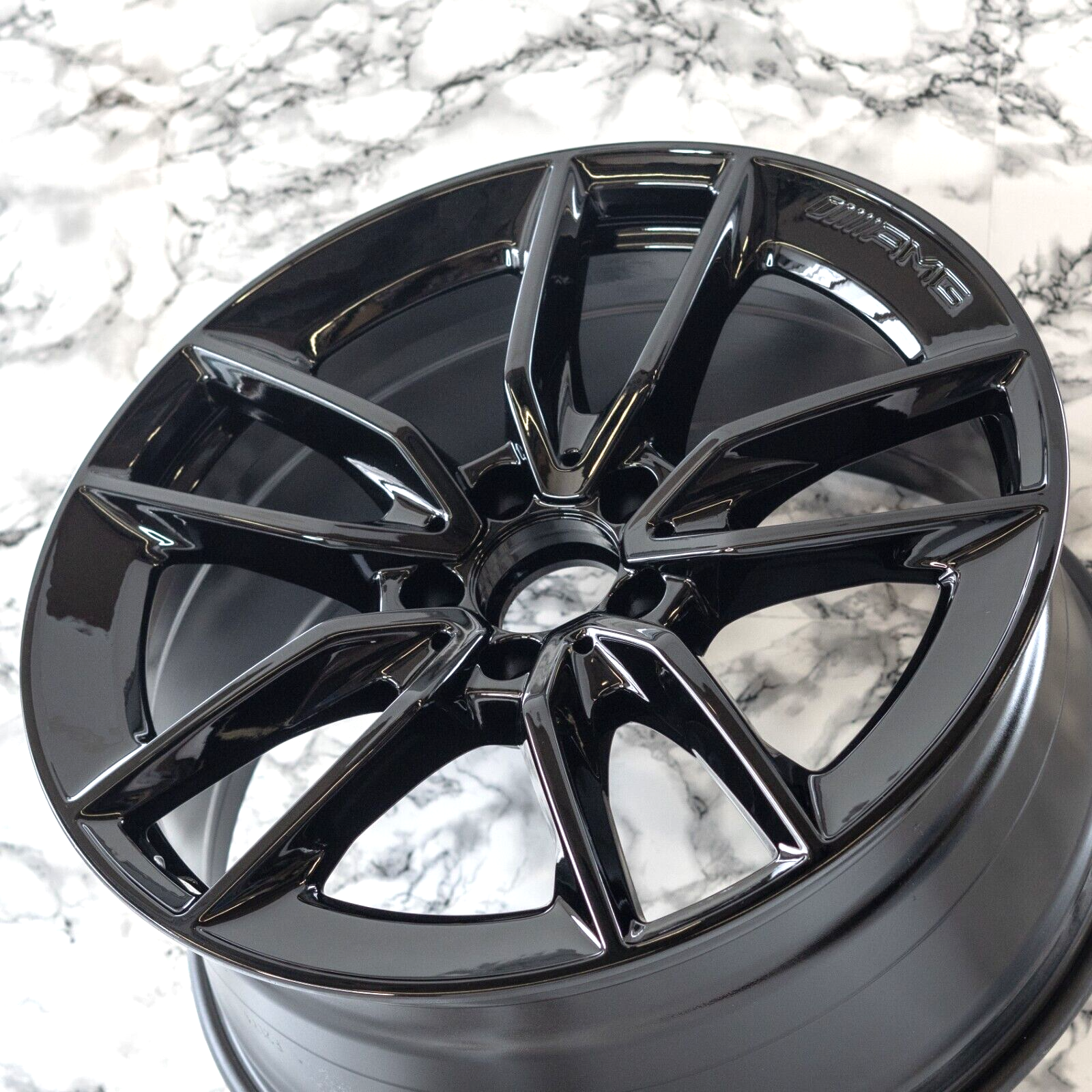 Mercedes C43 19" inch Rear rim OEM 2018 2019 2020 2021 AMG Factory AMG Wheel