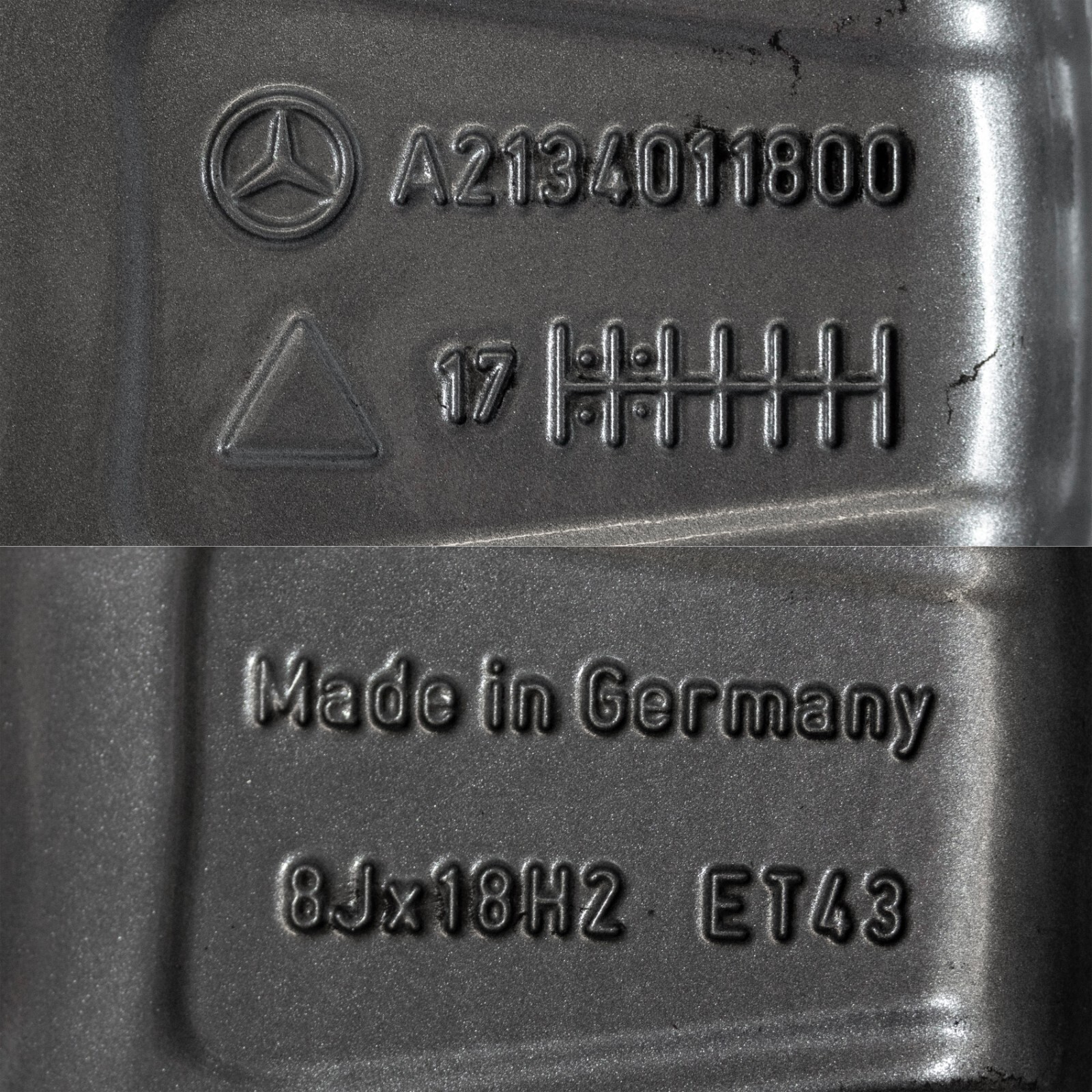 Mercedes E300 E400 18" inch Front Rim OEM 2017 2018 2019 2020 Genuine wheel – Image 20