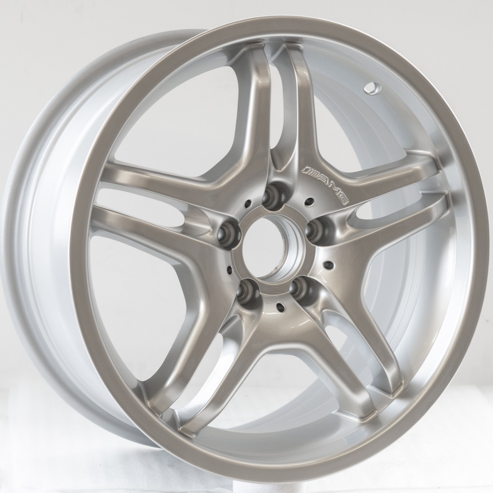 Mercedes CLK550 CLK55 CLK63 AMG 18" inch REAR rim OEM 2006 2007 2008 2009 Wheel - Image 9