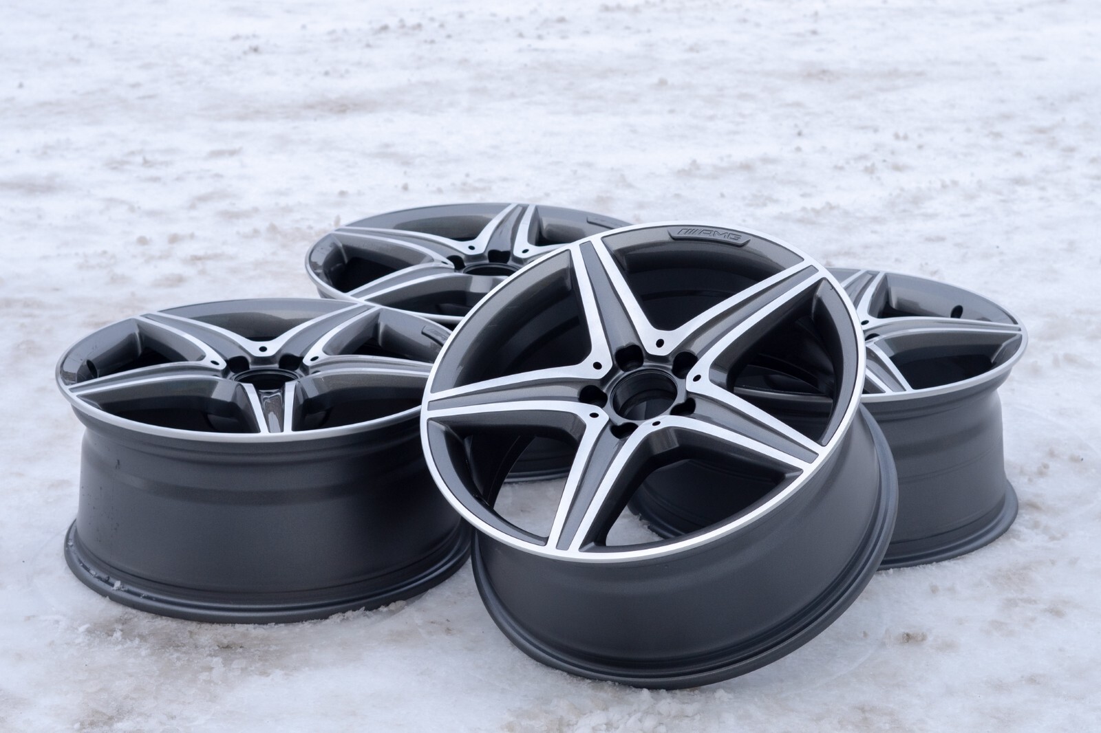 Mercedes C300 C400 18" inch Rim OEM 2015 2016 2017 2018 AMG Original wheel SET – Image 6