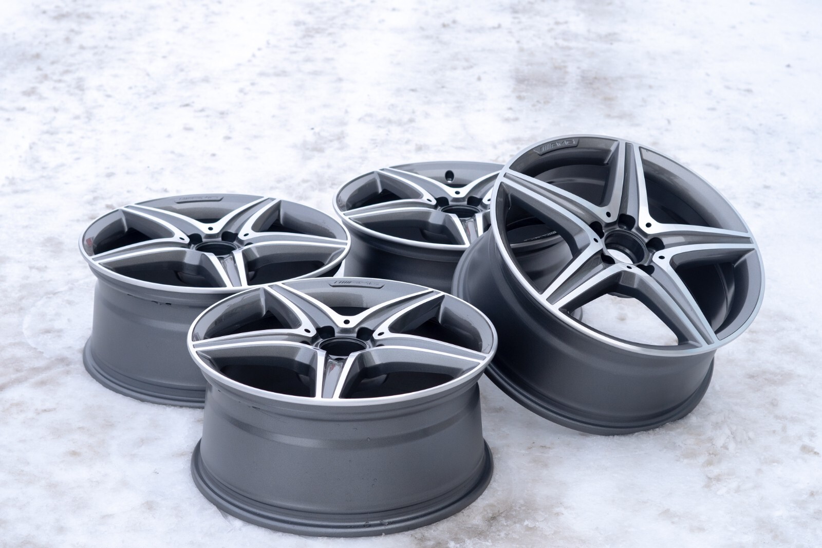 Mercedes C300 C400 18" inch Rim OEM 2015 2016 2017 2018 AMG Original wheel SET – Image 9