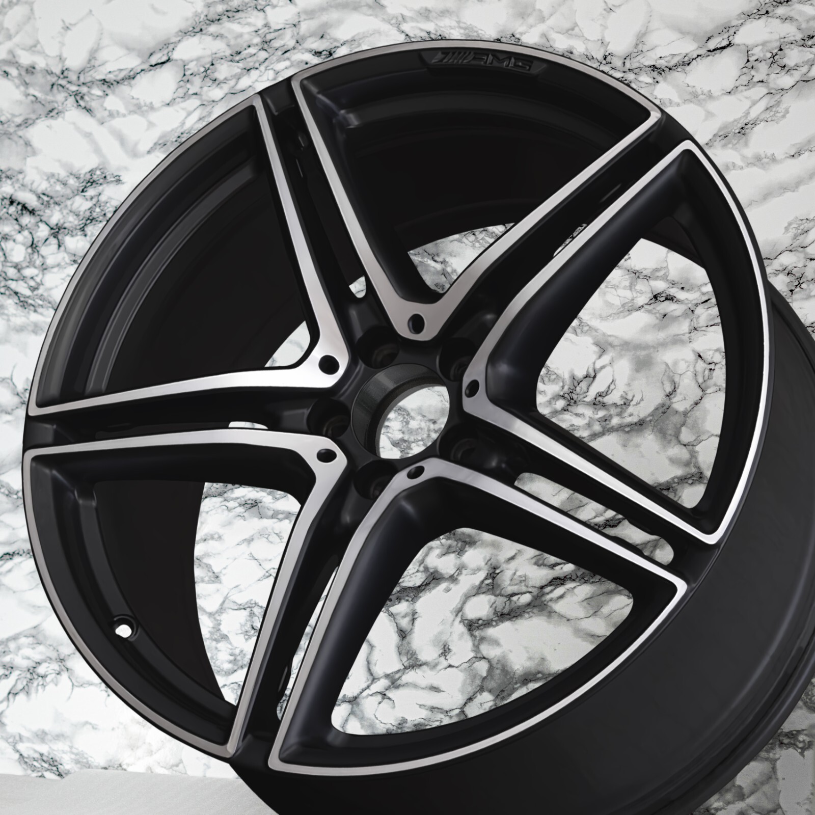 Mercedes S63 AMG 21" inch rim OEM 2023 2024 Genuine Original Winter wheel SET - Image 2