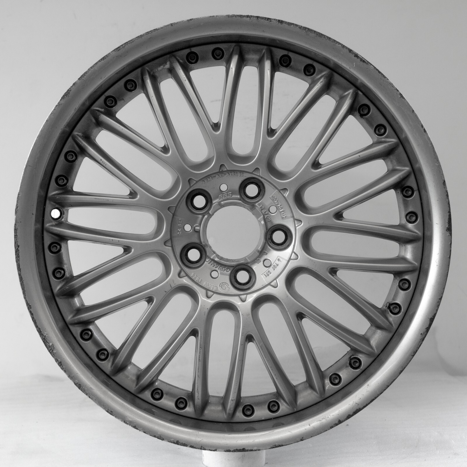 BMW 745i 750i 760i 20" inch Rear Rim OEM 2002 2003 2004 2005 2006 2007 BBS Wheel - Image 2
