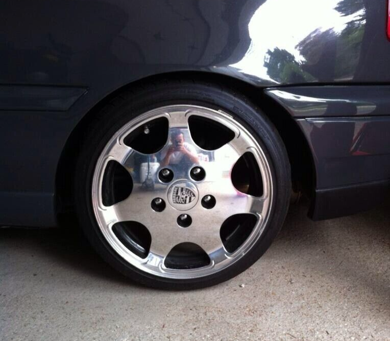 Porsche 928 944 951 Turbo 16" inch Fuchs Genuine Forged Club Sport Wheel SET - Image 6