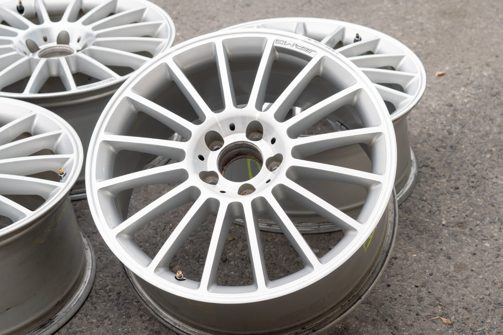 Mercedes SLK350 SLK55 AMG 18" rim OEM 2006 2007 2008 2009 2010 2011 Wheel SET – Image 3