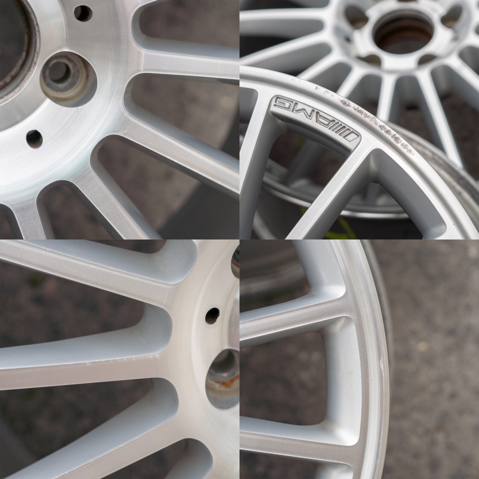 Mercedes SLK350 SLK55 AMG 18" rim OEM 2006 2007 2008 2009 2010 2011 Wheel SET – Image 4