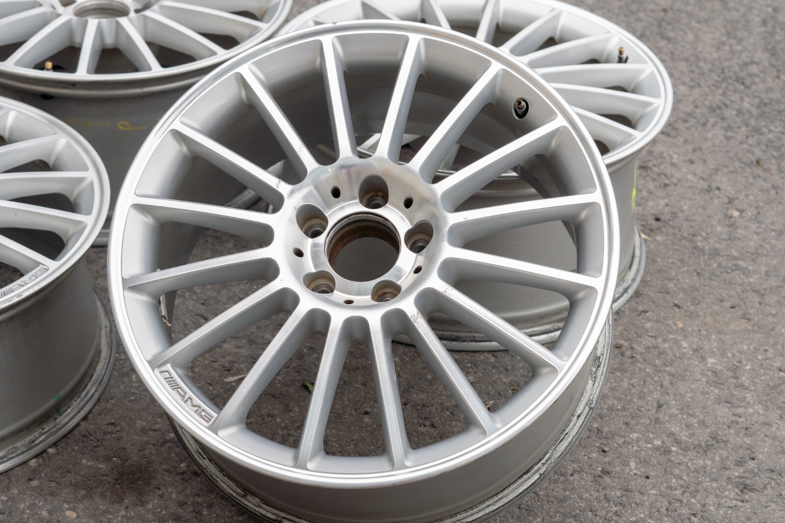 Mercedes SLK350 SLK55 AMG 18" rim OEM 2006 2007 2008 2009 2010 2011 Wheel SET – Image 6