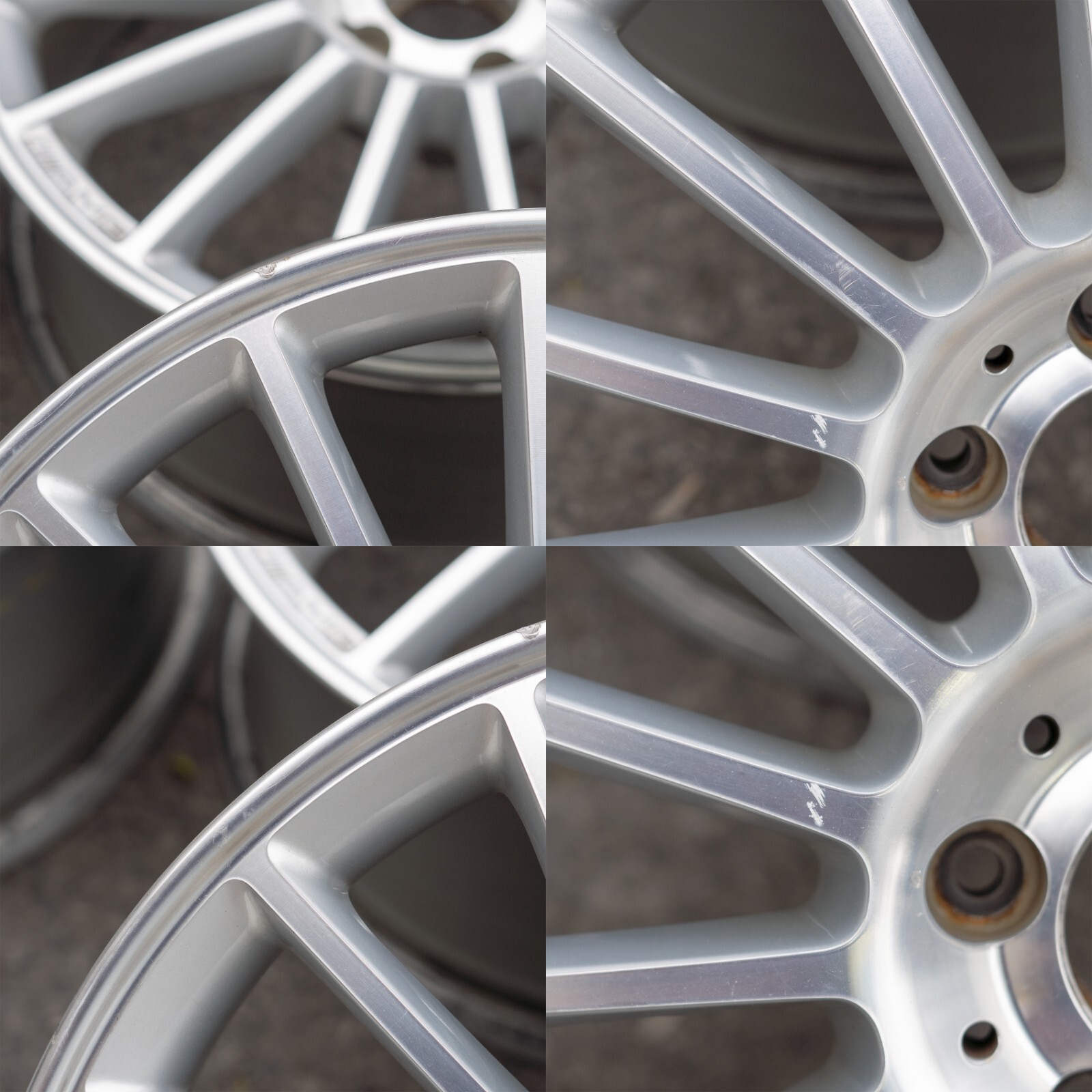 Mercedes SLK350 SLK55 AMG 18" rim OEM 2006 2007 2008 2009 2010 2011 Wheel SET – Image 7