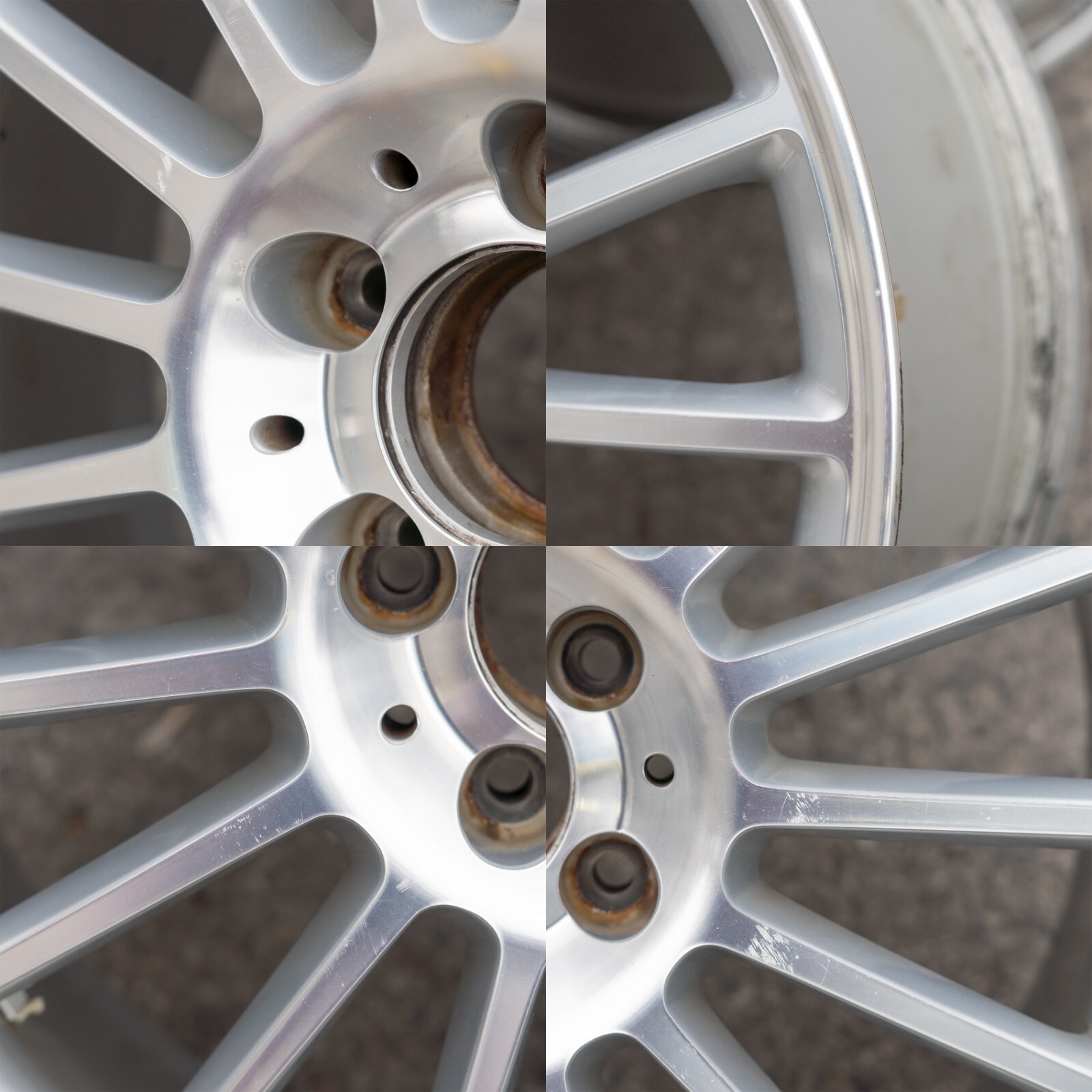 Mercedes SLK350 SLK55 AMG 18" rim OEM 2006 2007 2008 2009 2010 2011 Wheel SET – Image 8