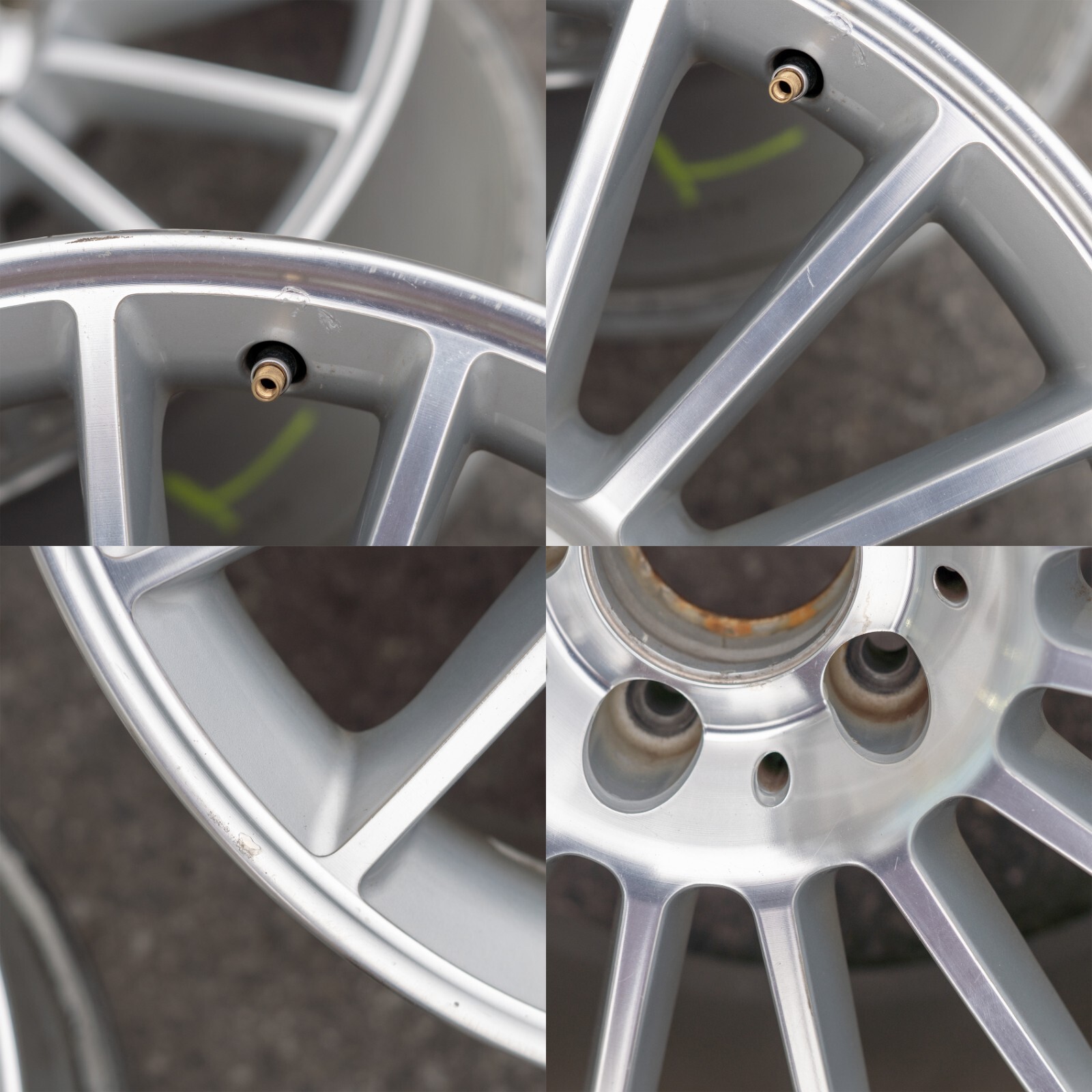 Mercedes SLK350 SLK55 AMG 18" rim OEM 2006 2007 2008 2009 2010 2011 Wheel SET – Image 11