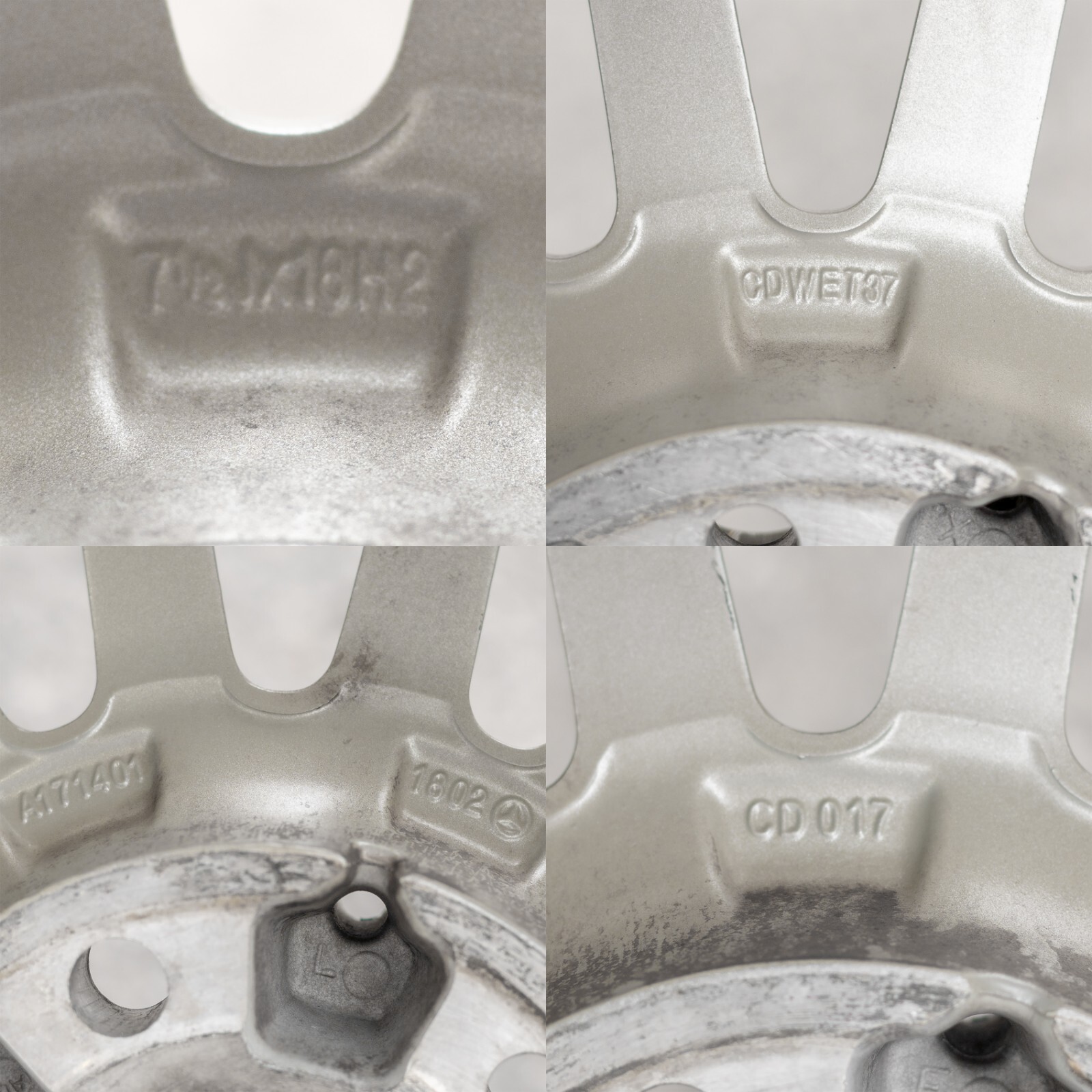 Mercedes SLK350 SLK55 AMG 18" rim OEM 2006 2007 2008 2009 2010 2011 Wheel SET – Image 17
