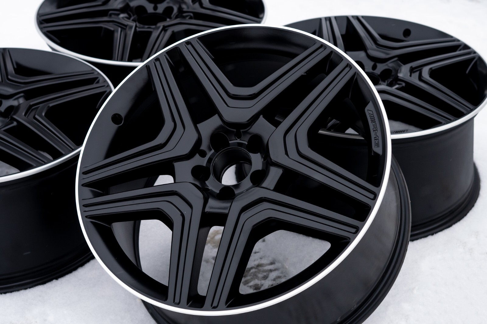 Mercedes ML63 AMG 21" inch rim OEM 2012 2013 2014 2015 Genuine Factory Wheel SET - Image 3