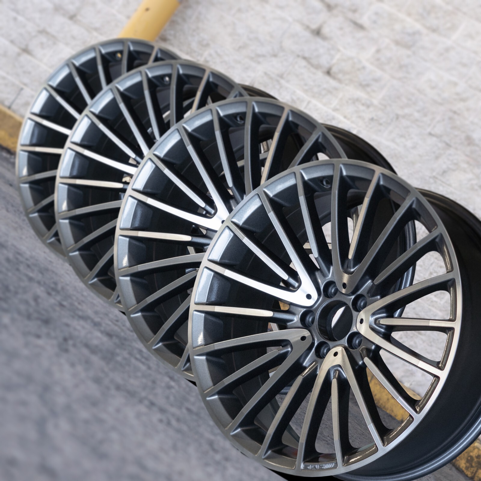 Mercedes GLC63 GLC63s 21" inch Rim Staggered 2016-2023 Genuine AMG Wheel Set
