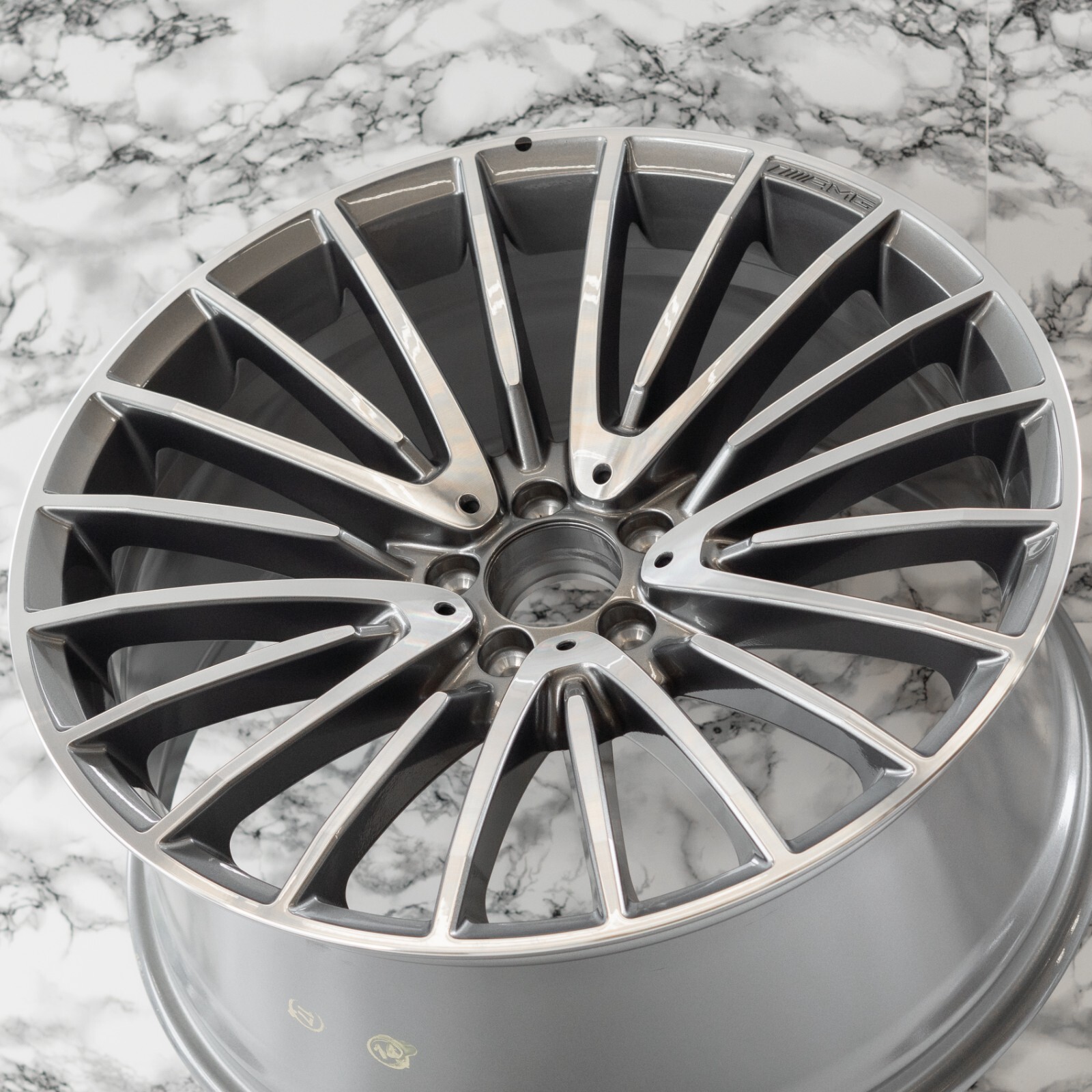 Mercedes GLC63 GLC63s 21" inch Rim Staggered 2016-2023 Genuine AMG Wheel Set – Image 6