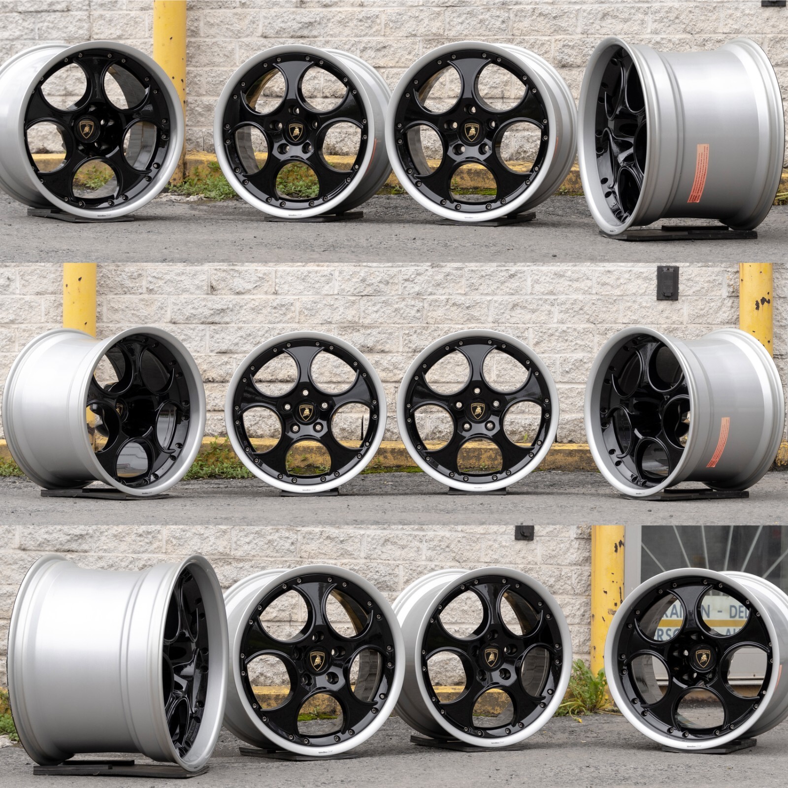 Lamborghini Murcielago 18" inch Rim OEM Genuine Speedline Corse Wheels Set of 4 – Image 2