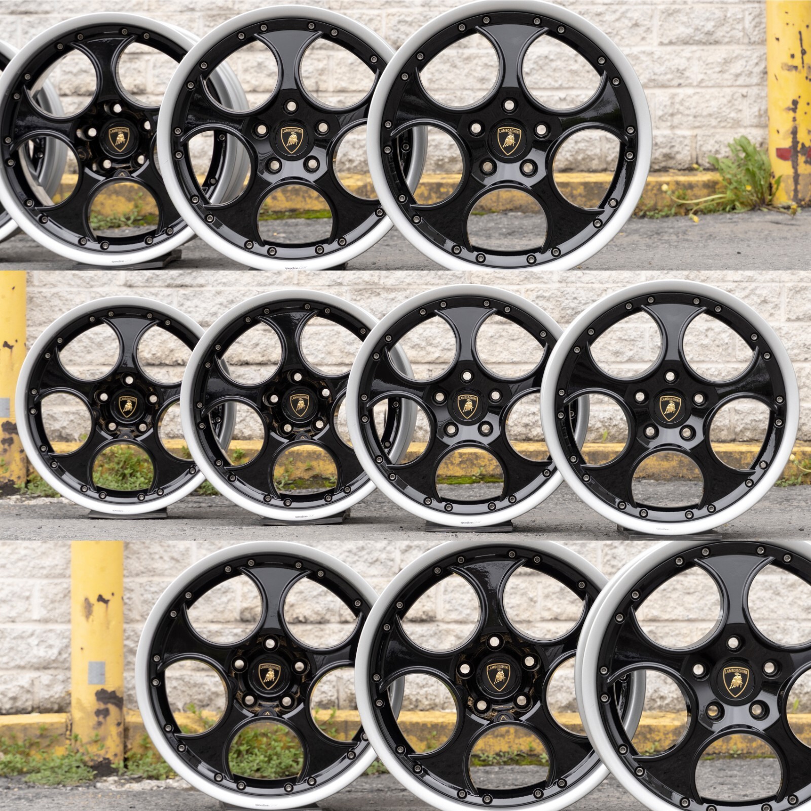 Lamborghini Murcielago 18" inch Rim OEM Genuine Speedline Corse Wheels Set of 4 – Image 4