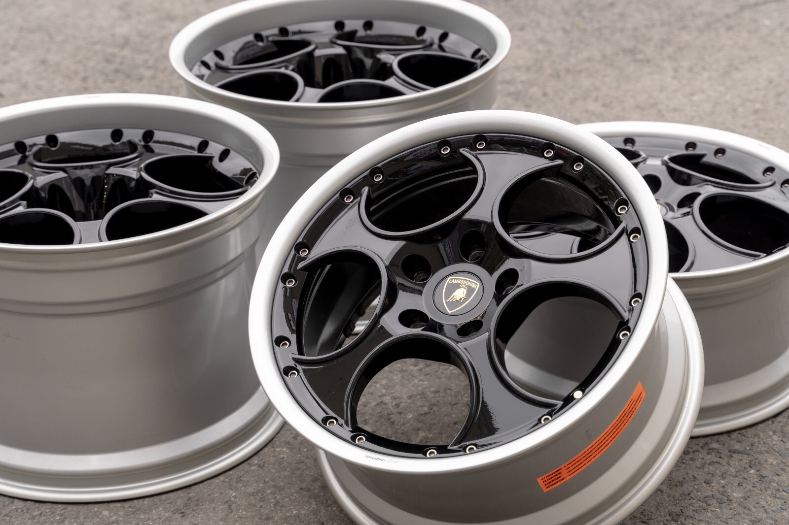 Lamborghini Murcielago 18" inch Rim OEM Genuine Speedline Corse Wheels Set of 4 – Image 8