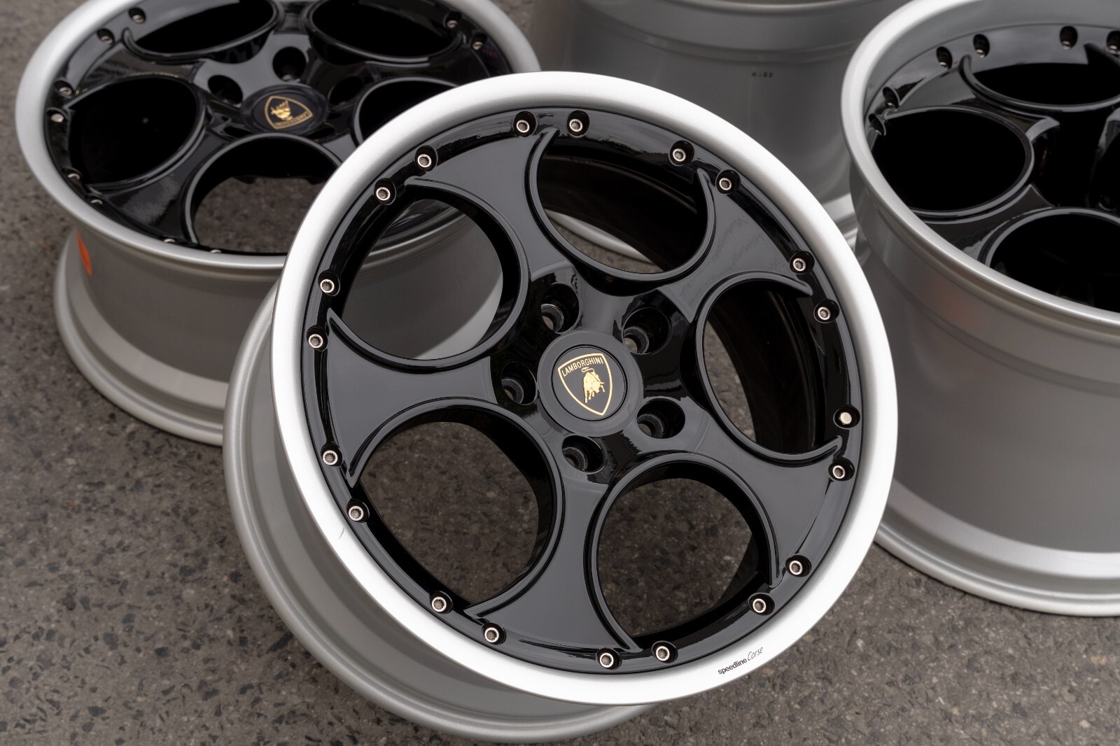 Lamborghini Murcielago 18" inch Rim OEM Genuine Speedline Corse Wheels Set of 4 – Image 11