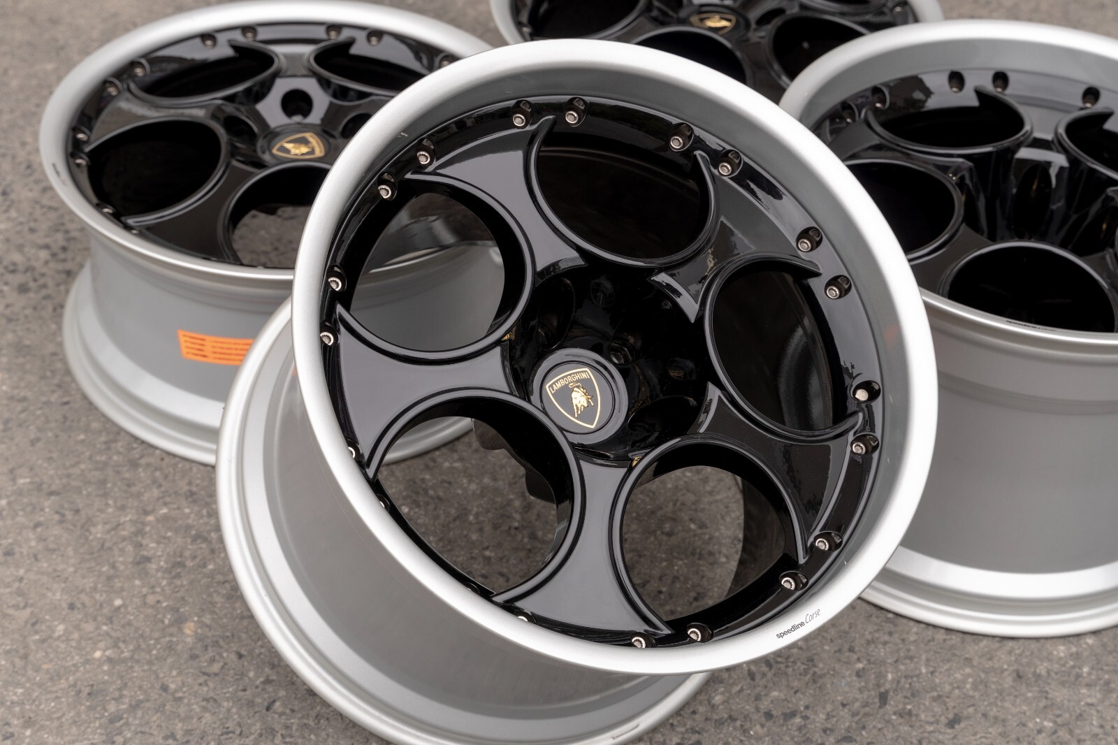 Lamborghini Murcielago 18" inch Rim OEM Genuine Speedline Corse Wheels Set of 4 – Image 14
