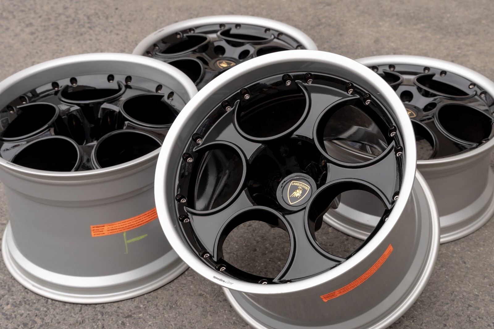 Lamborghini Murcielago 18" inch Rim OEM Genuine Speedline Corse Wheels Set of 4 – Image 17