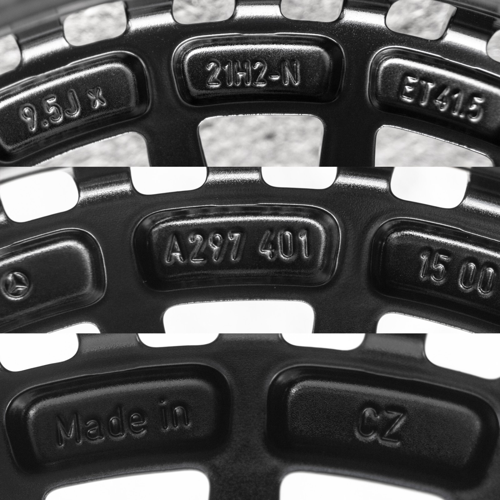 Mercedes EQS350 EQS450 EQS580 Sedan 21" inch rim OEM Genuine AMG Wheel SET - Image 11