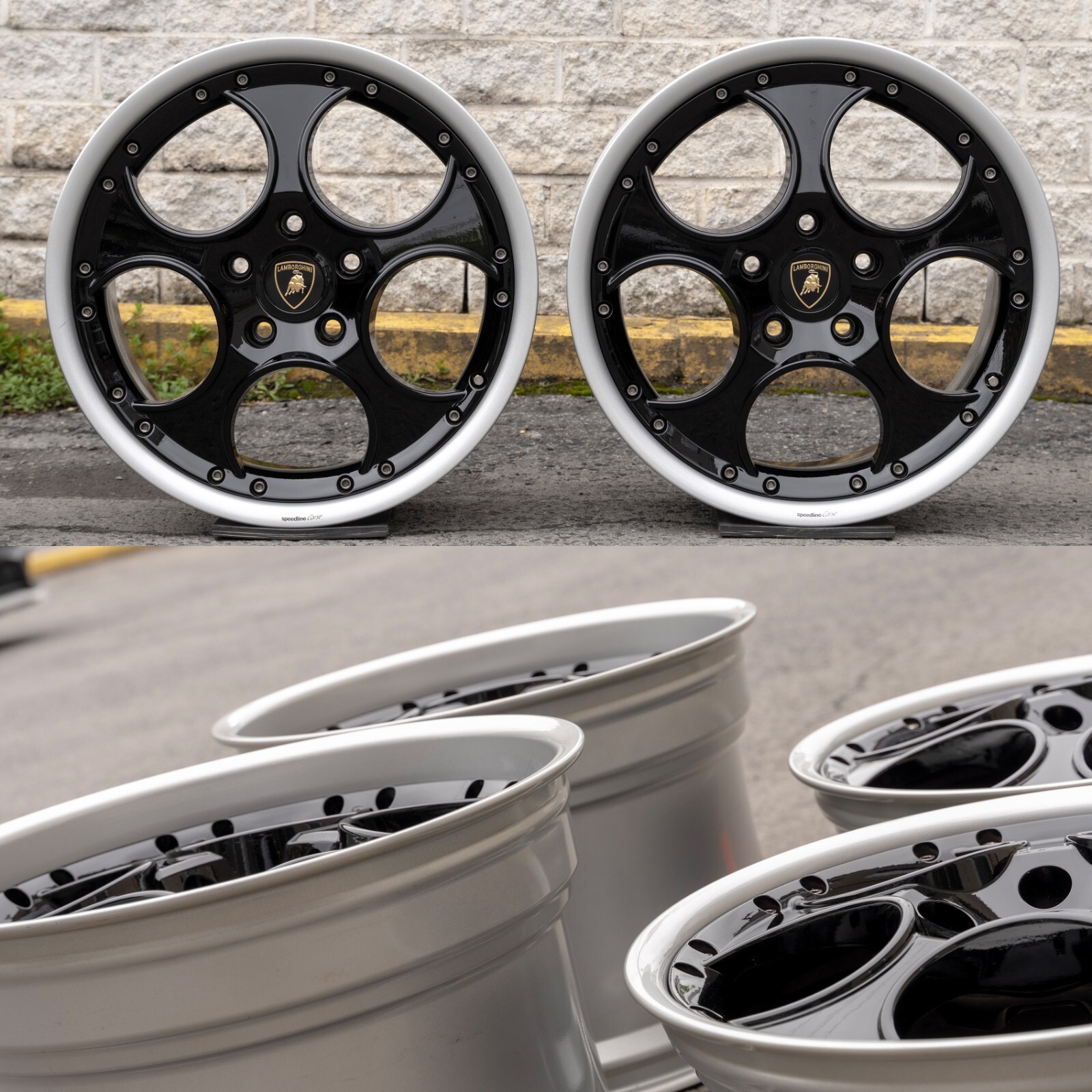 Lamborghini Murcielago 18" inch Rim OEM Genuine Speedline Corse Wheels Set of 4 – Image 20