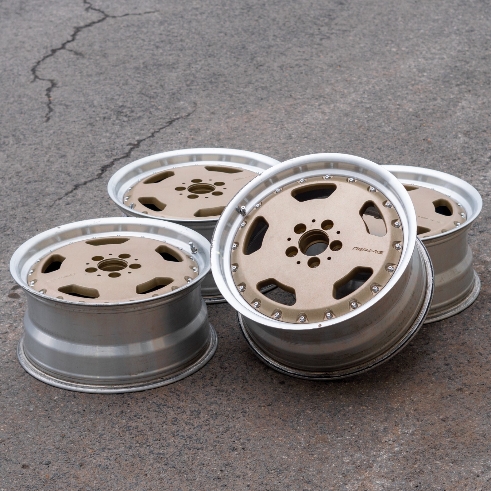 Mercedes AMG BBS Aero 2 Wheel OEM Genuine Authentic 18" rim Set of 4 500E