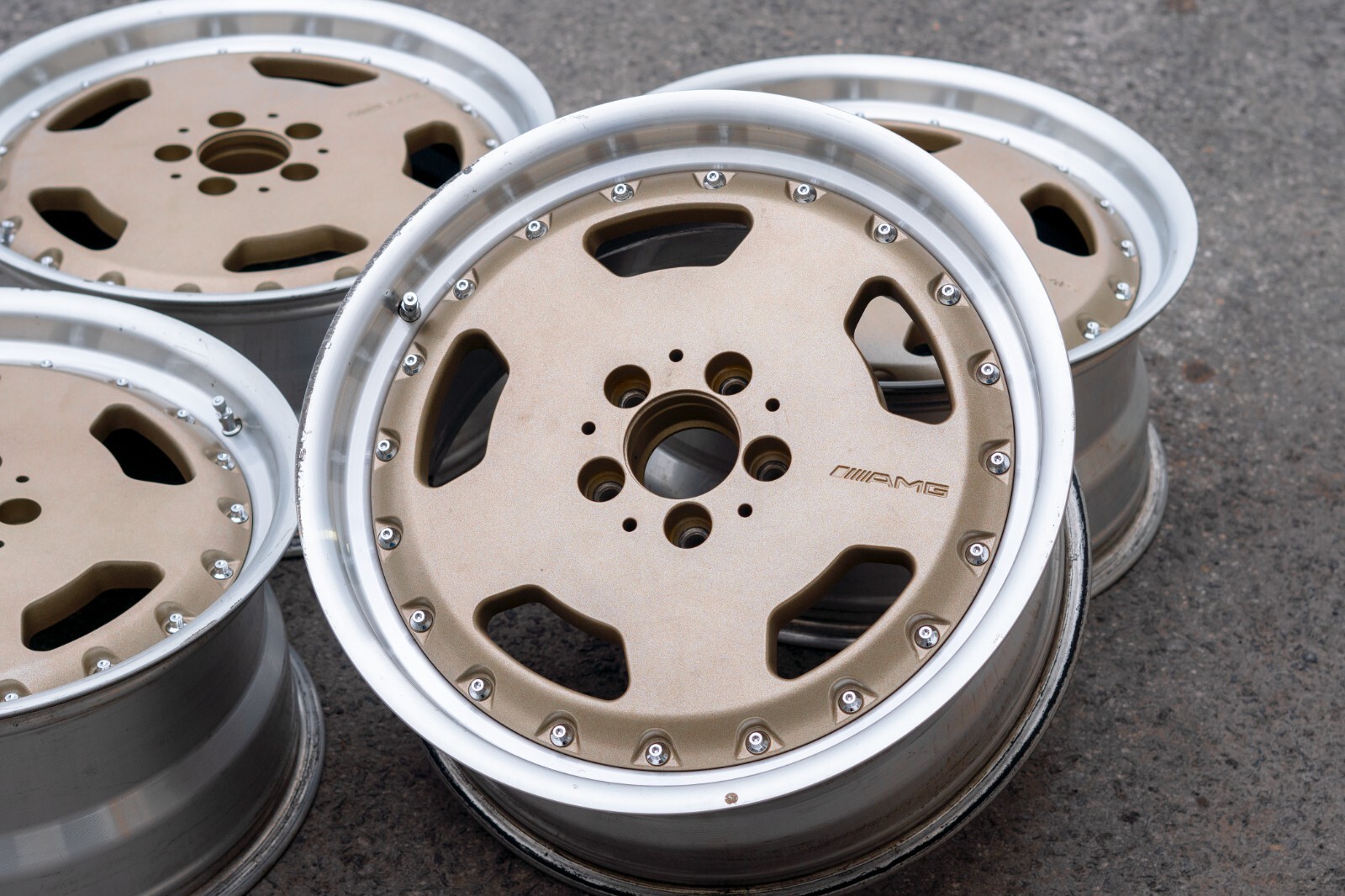 Mercedes AMG BBS Aero 2 Wheel OEM Genuine Authentic 18" rim Set of 4 500E - Image 3