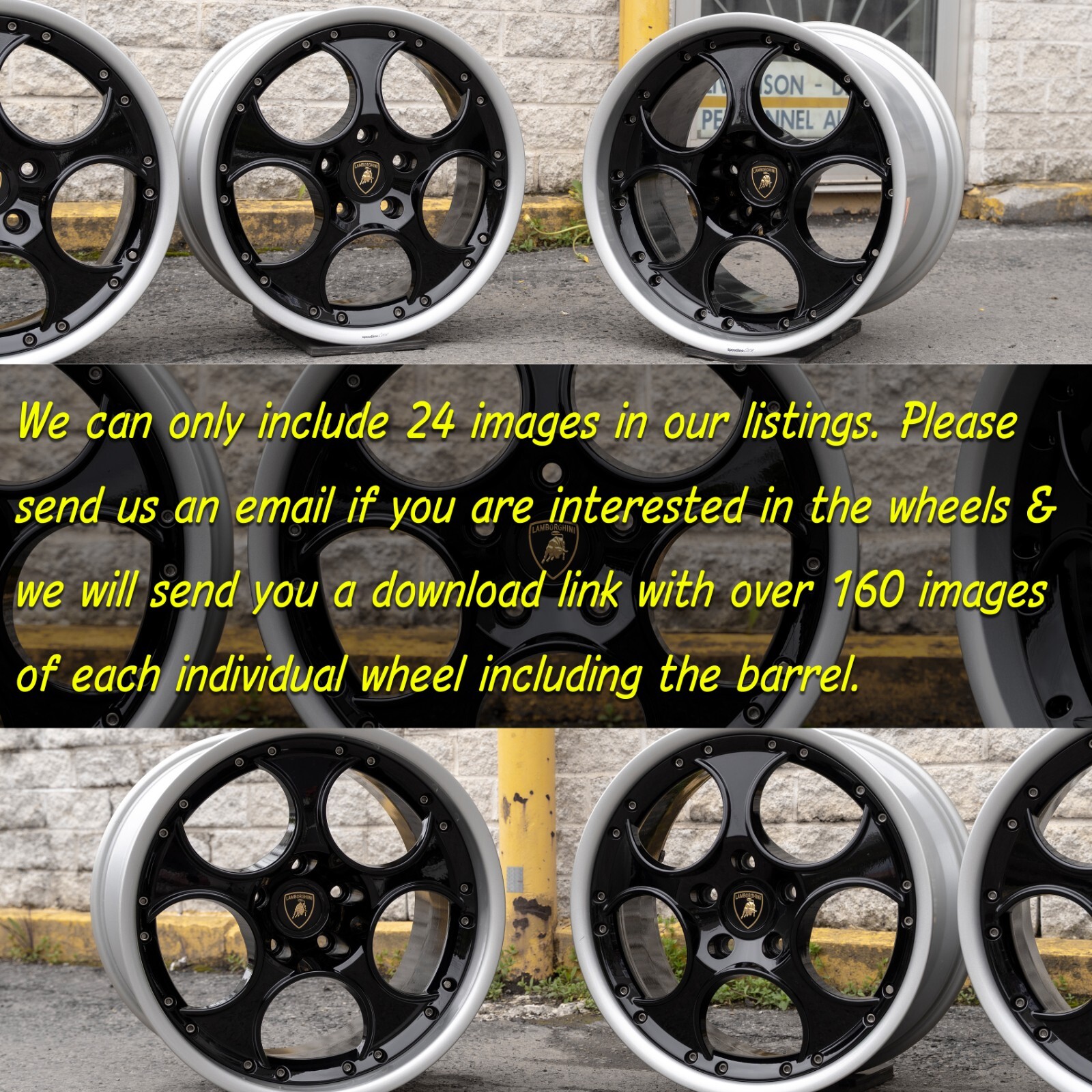 Lamborghini Murcielago 18" inch Rim OEM Genuine Speedline Corse Wheels Set of 4 – Image 22