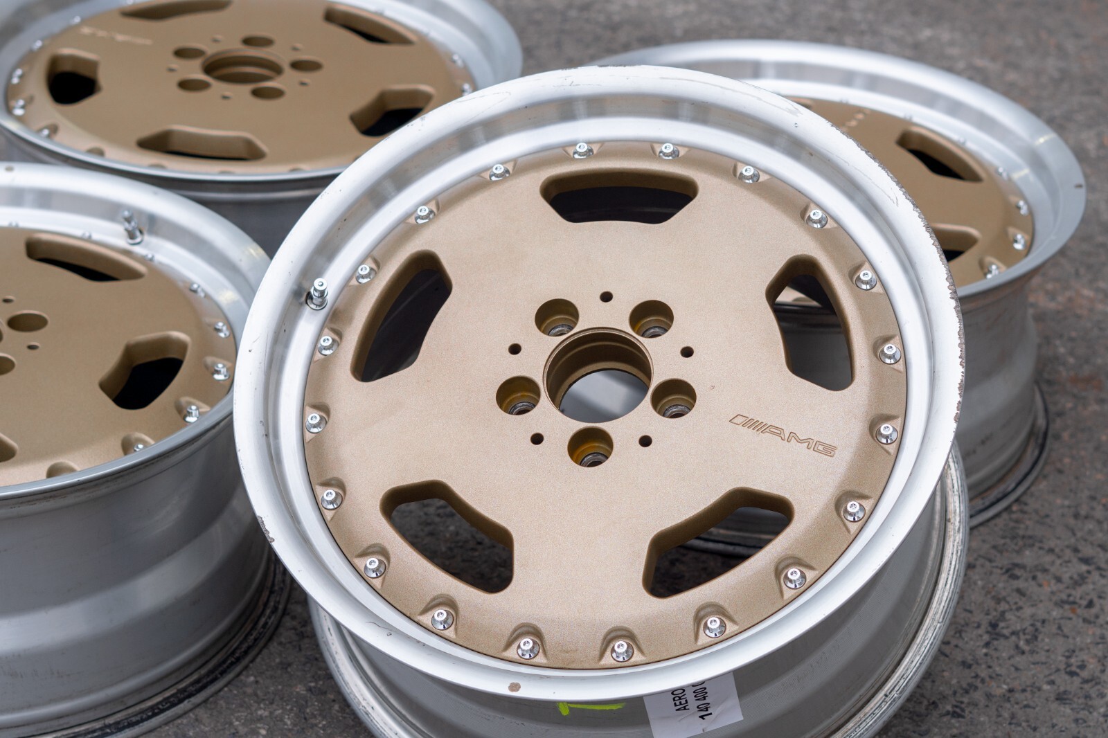 Mercedes AMG BBS Aero 2 Wheel OEM Genuine Authentic 18" rim Set of 4 500E - Image 19