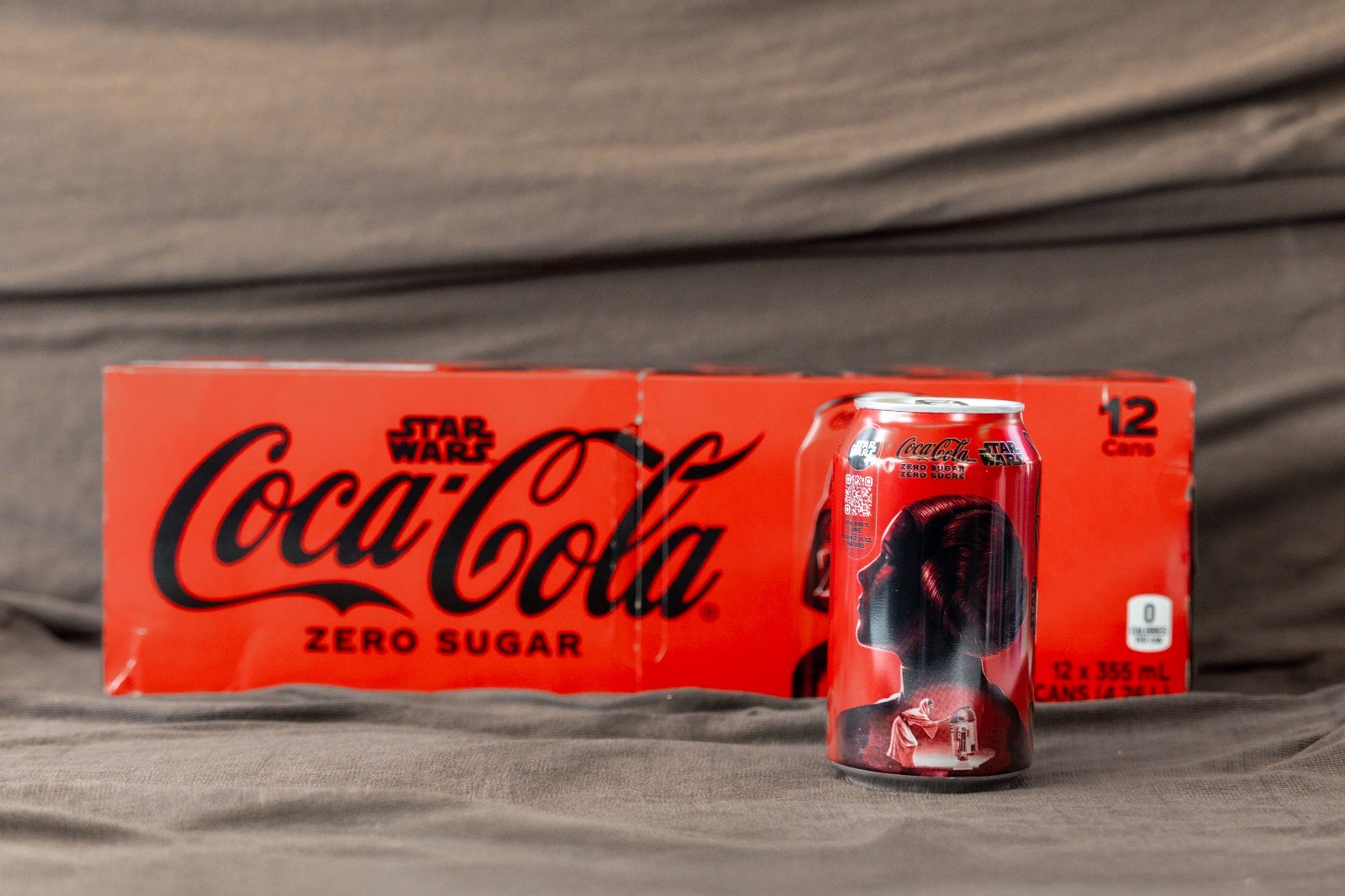 Star Wars Princess Leia Coca-Cola Coke Zero Can Limited Edition 2025 Pack of 12 – Image 2