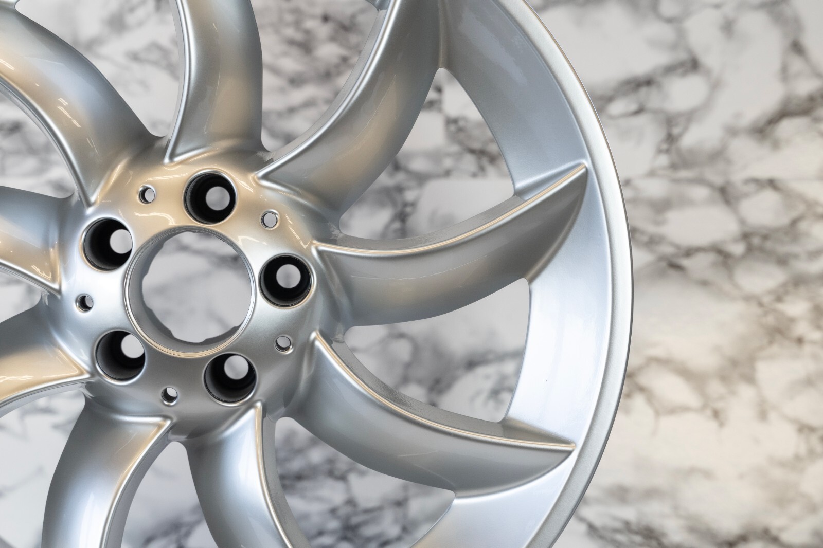 Mercedes McLaren SLR 19" inch Rear Right rim OEM 2004-2010 Genuine Factory Wheel - Image 4