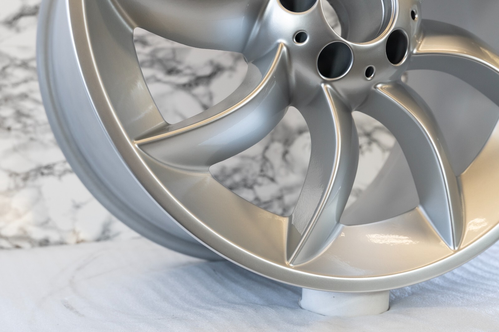 Mercedes McLaren SLR 19" inch Rear Left rim OEM 2004-2010 Genuine Original Wheel - Image 9