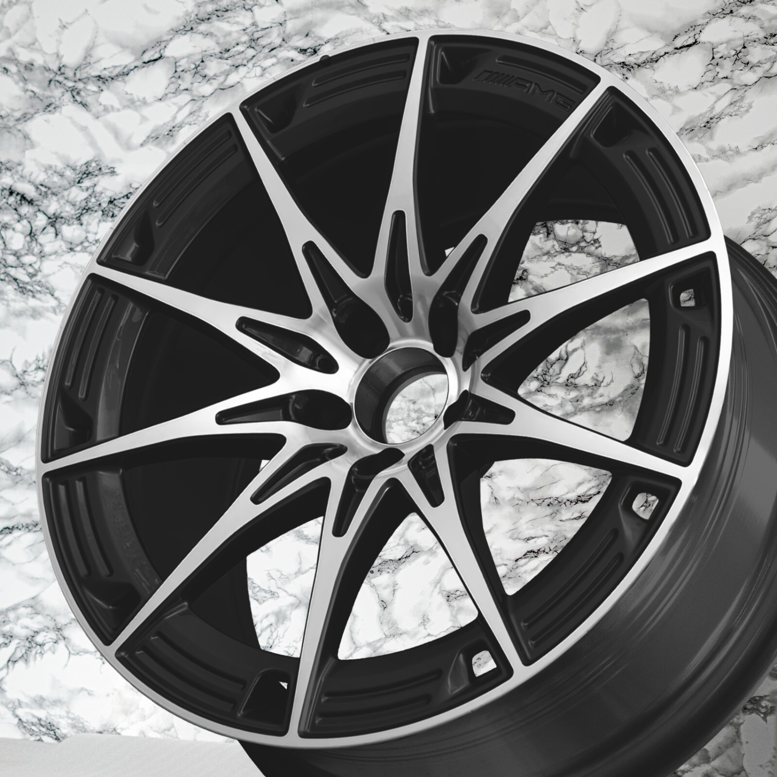 Mercedes CLE53 CLE63 AMG 19" inch rim OEM 2024 2025 Genuine Original Wheel Set - Image 8