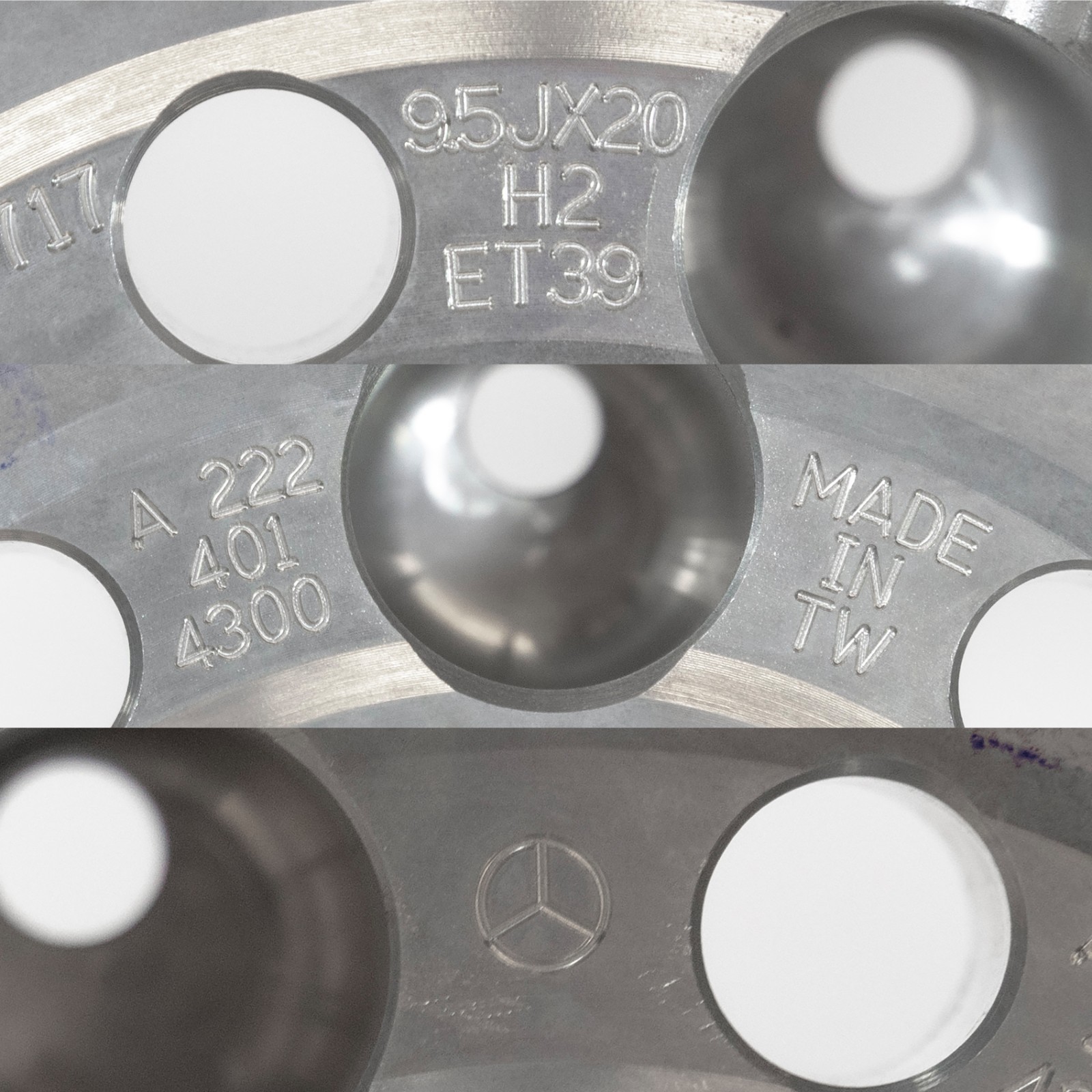 Mercedes S63 S65 AMG 20" Rear rim OEM 2016-2020 Genuine Original Wheel - Image 18