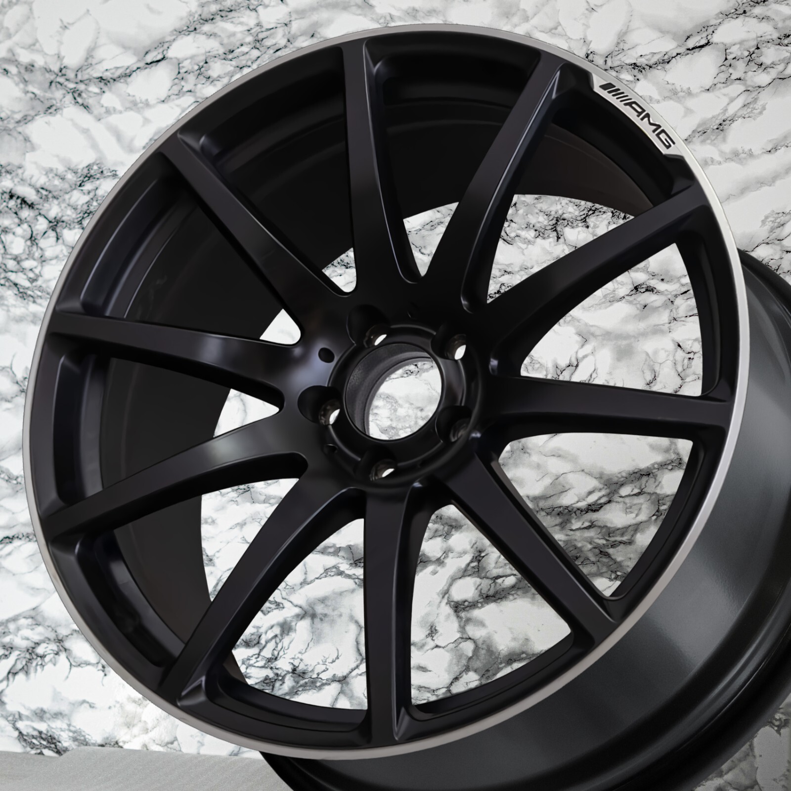 Mercedes SL63 SL65 AMG 19" & 20" inch rim OEM 2014 2015 2016 2017 Wheel Set of 4 - Image 9