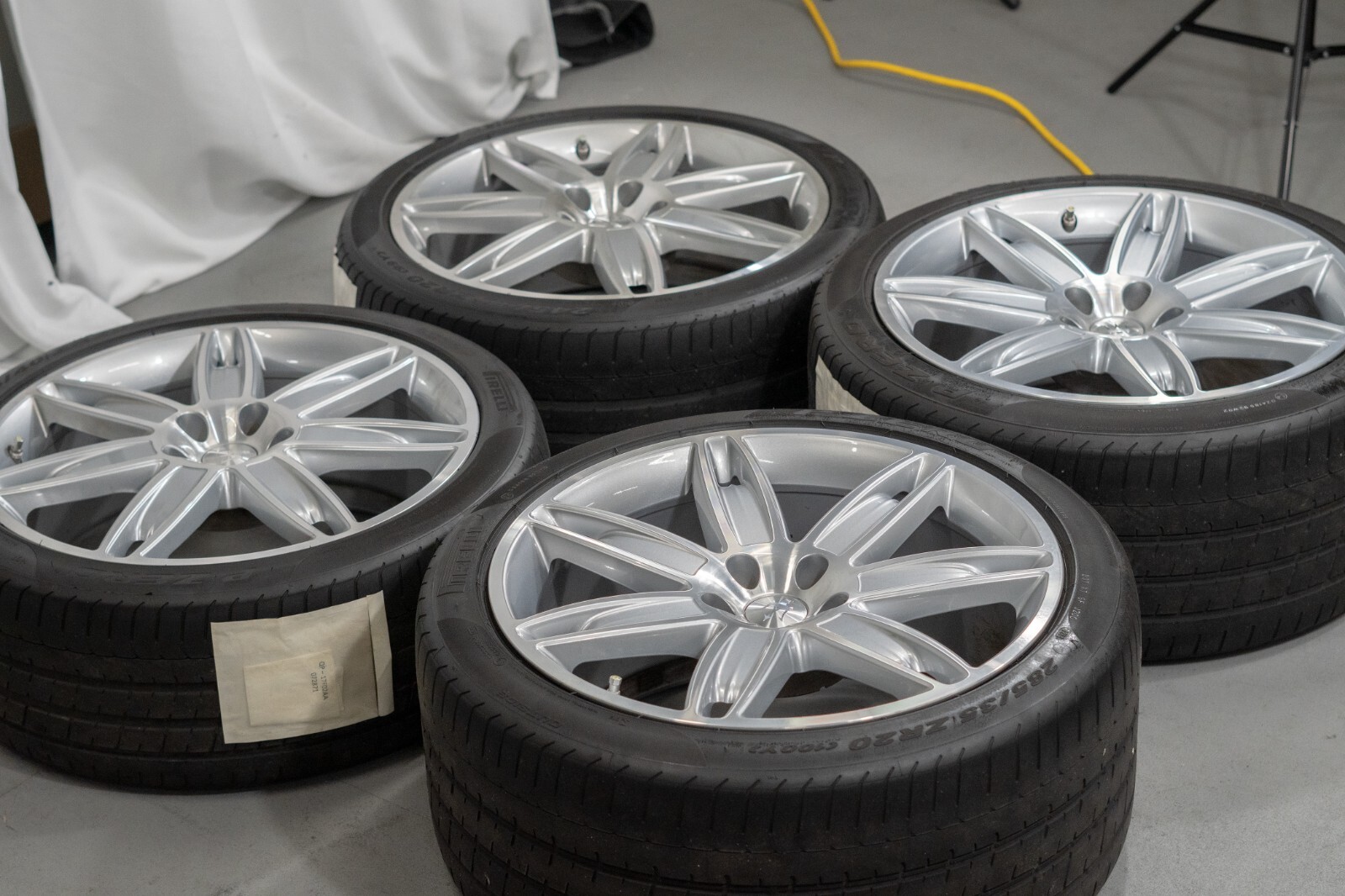 Maserati Quattroporte QP 20" inch rim OEM 2013 2014 Genuine Mercurio Wheel set - Image 18