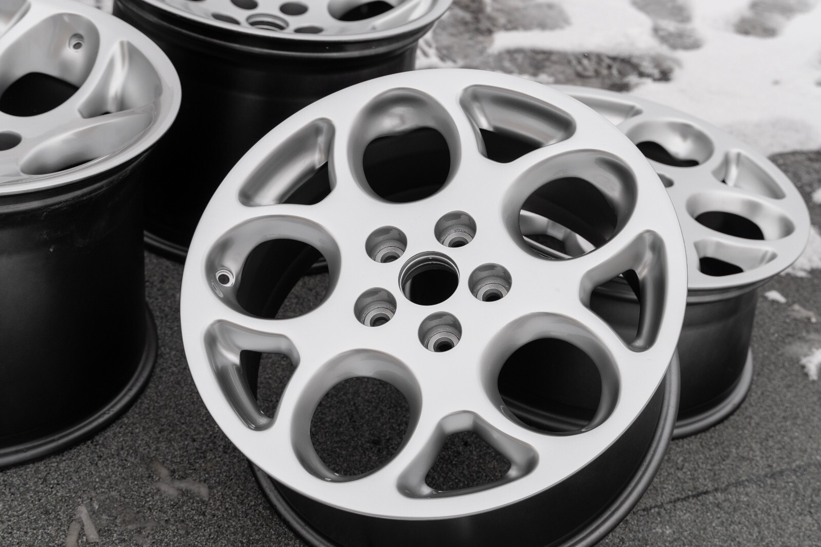 Lamborghini Diablo VT 18" inch rim OEM 1990-2001 Genuine Magnesium Wheel Set - Image 7