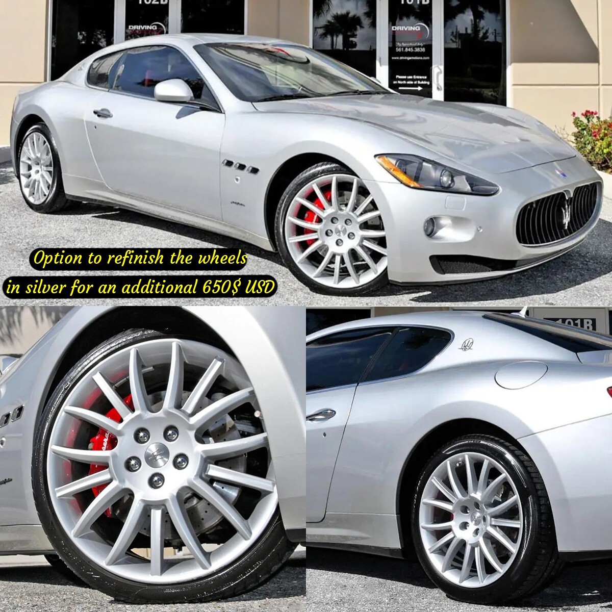 Maserati Granturismo 20" inch rim OEM 2007 2008 2009 2010 2014 Genuine Wheel set – Image 23