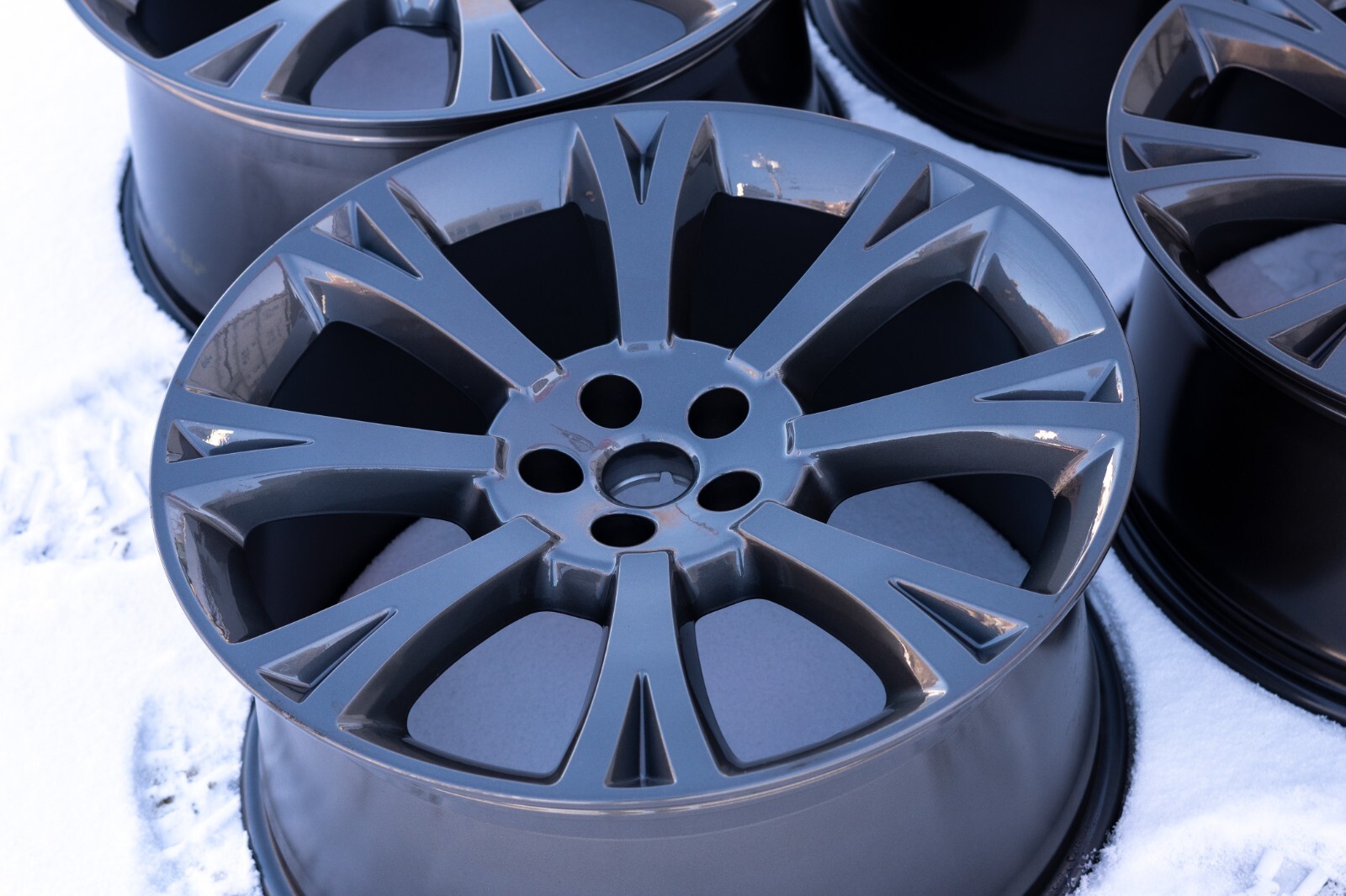 Jaguar XJ XKR 20" inch rim OEM 2011 2012 2013 2014 2015 Original wheel set ORONA - Image 8