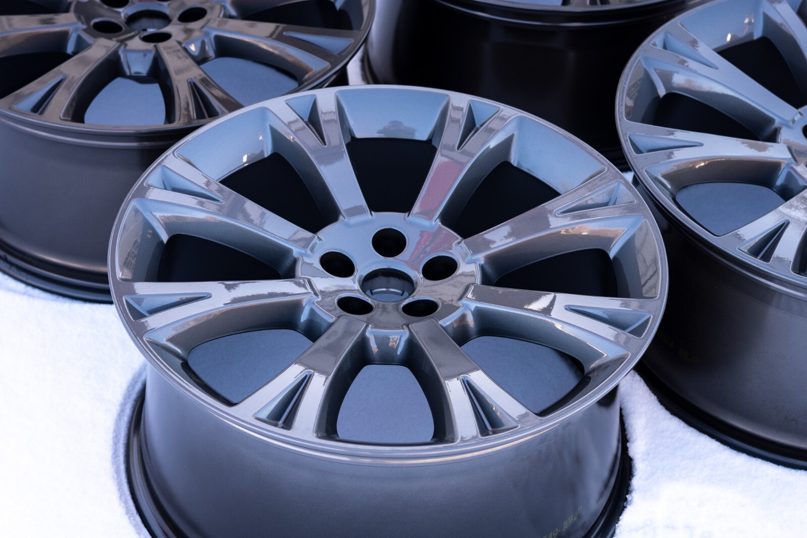 Jaguar XJ XKR 20" inch rim OEM 2011 2012 2013 2014 2015 Original wheel set ORONA - Image 9