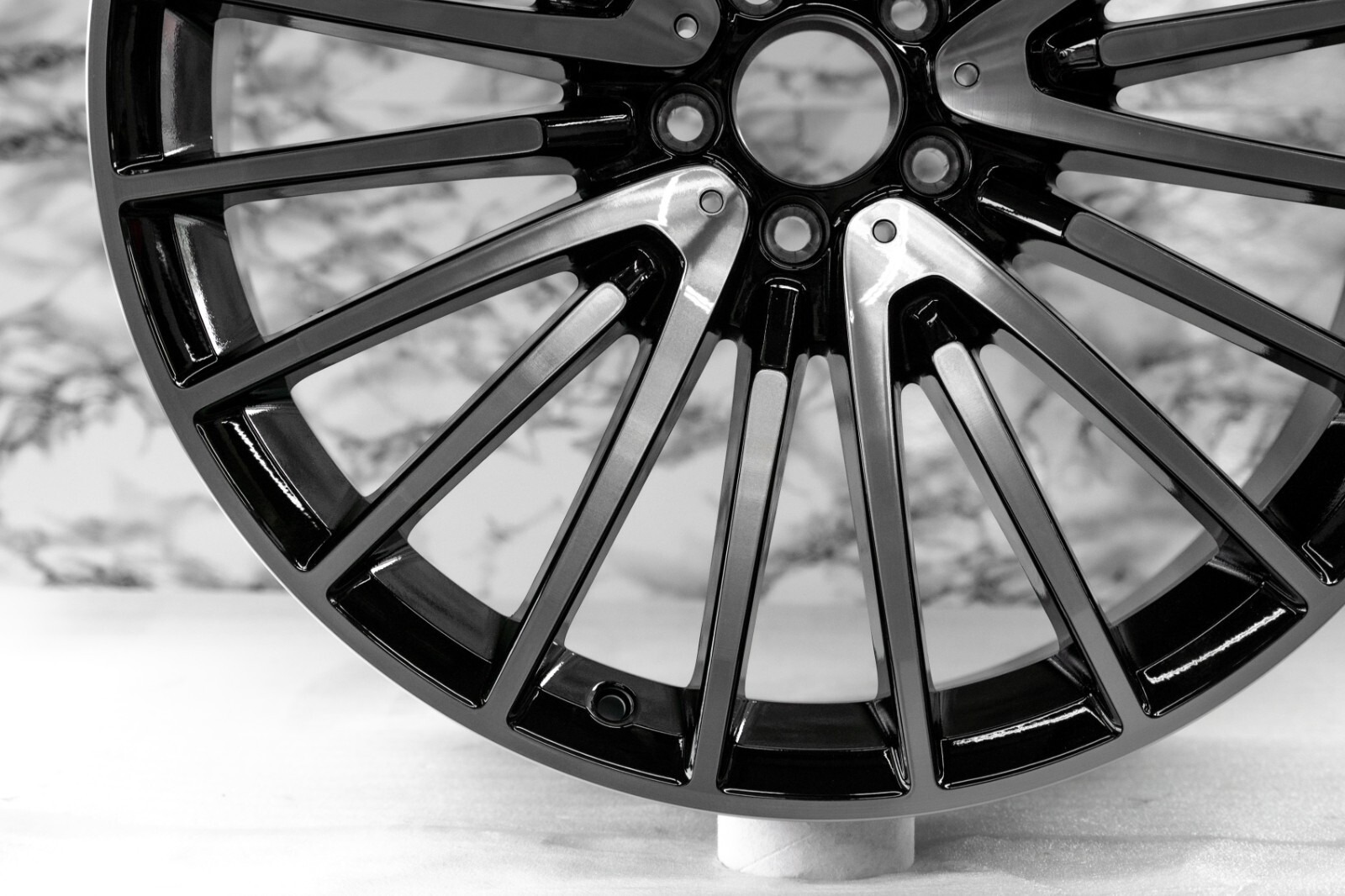 Mercedes GL63 GLS63 AMG 22" inch rim OEM 2015 2016 2017 2018 2019 AMG Wheel SET - Image 9