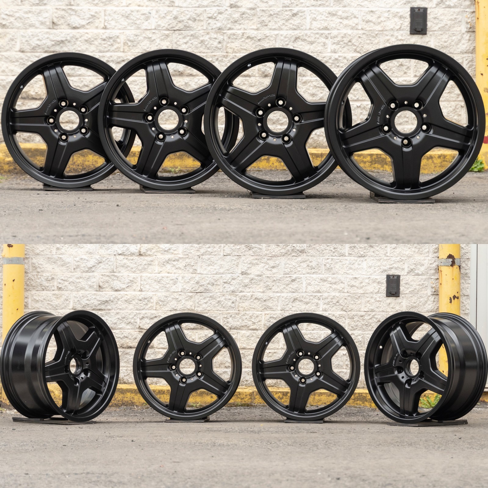 Mercedes G500 G55 AMG 18" inch rim OEM 2003-2008 Genuine Original Wheels Set - Image 7