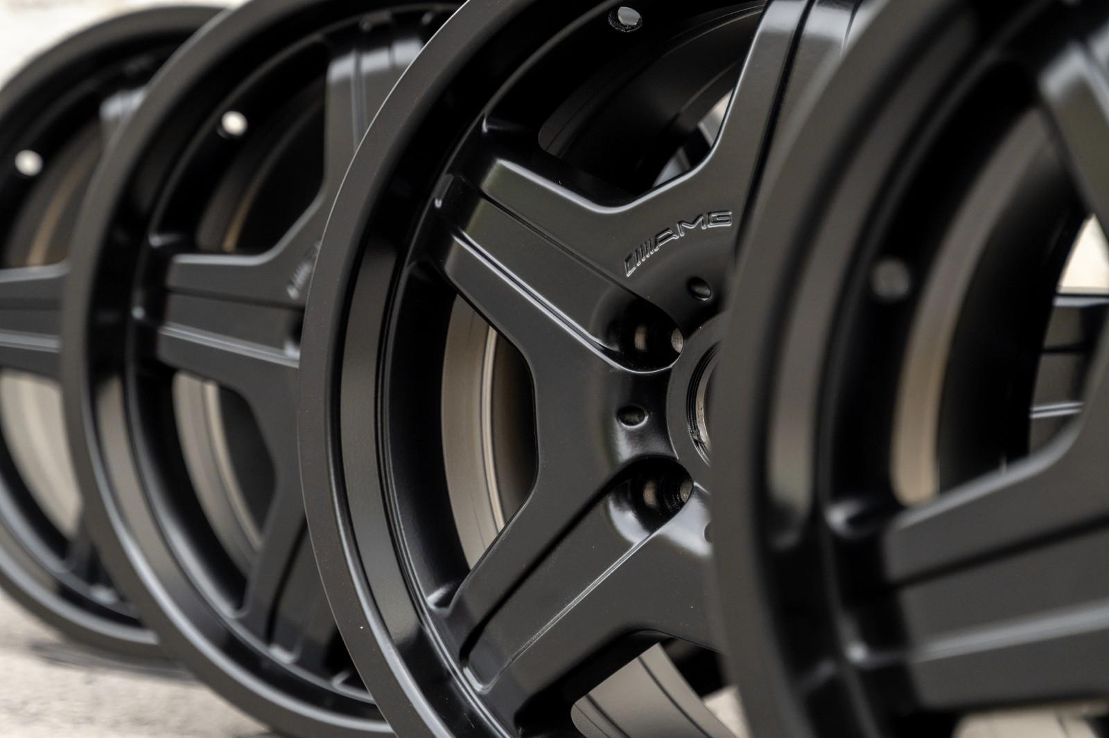 Mercedes G500 G55 AMG 18" inch rim OEM 2003-2008 Genuine Original Wheels Set - Image 11