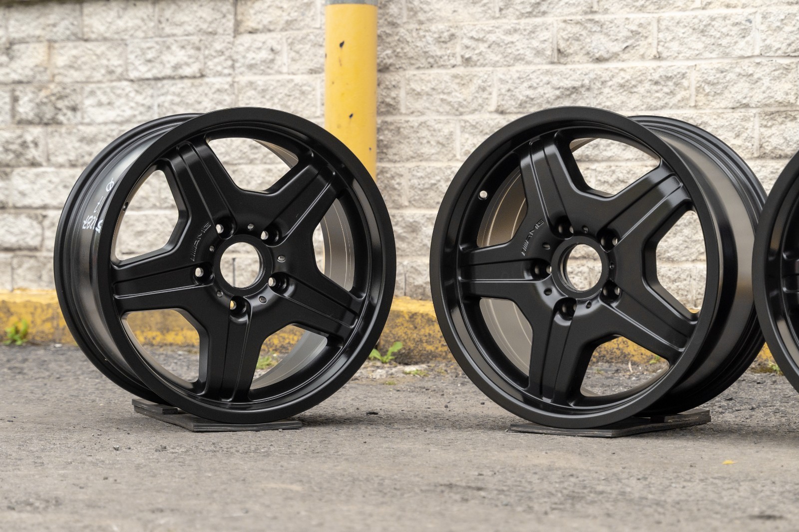 Mercedes G500 G55 AMG 18" inch rim OEM 2003-2008 Genuine Original Wheels Set - Image 13
